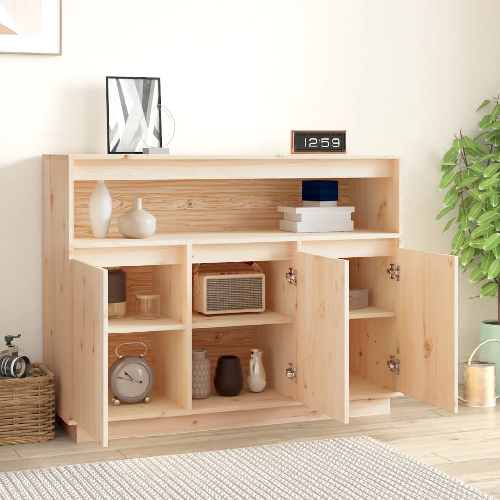 vidaXL Sideboard 104,5x34x80 cm Massivholz Kiefer