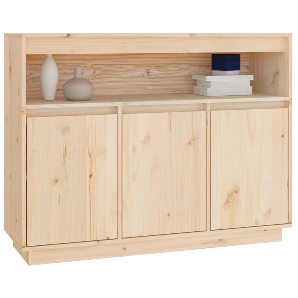 vidaXL Sideboard 104,5x34x80 cm Massivholz Kiefer