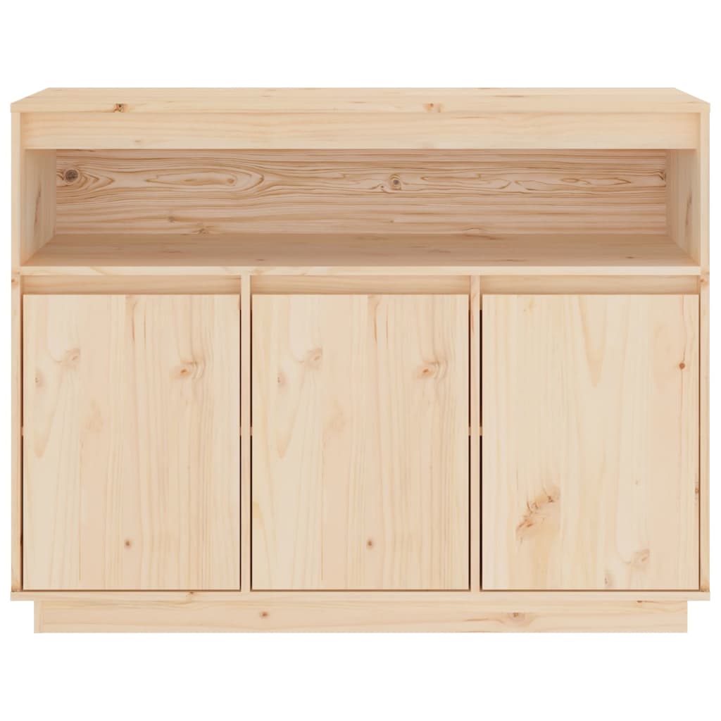 vidaXL Sideboard 104,5x34x80 cm Massivholz Kiefer
