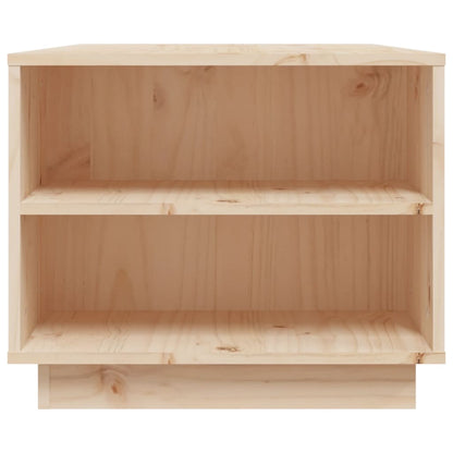 vidaXL Couchtisch 90x49x40,5 cm Massivholz Kiefer