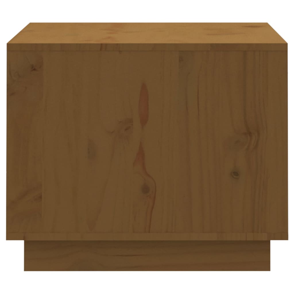 vidaXL Couchtisch Honigbraun 120x50x40,5 cm Massivholz Kiefer