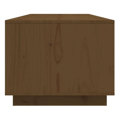 vidaXL Couchtisch Honigbraun 110x50x40 cm Massivholz Kiefer