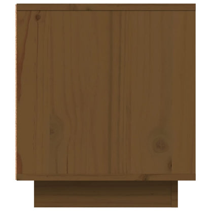 vidaXL TV-Schrank Honigbraun 80x35x40,5 cm Massivholz Kiefer