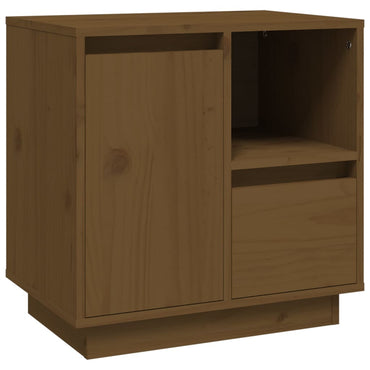 vidaXL Nachttisch Honigbraun 50x34x50 cm Massivholz Kiefer