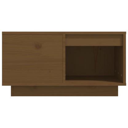vidaXL Couchtisch Honigbraun 60x61x32,5 cm Massivholz Kiefer