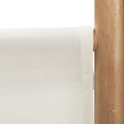 vidaXL 4-tlg. Paravent Faltbar 160 cm Bambus und Canvas
