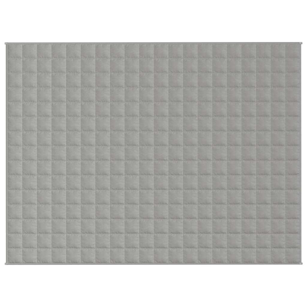 Gewichtsdecke Grau 150x200 cm 7 kg Stoff