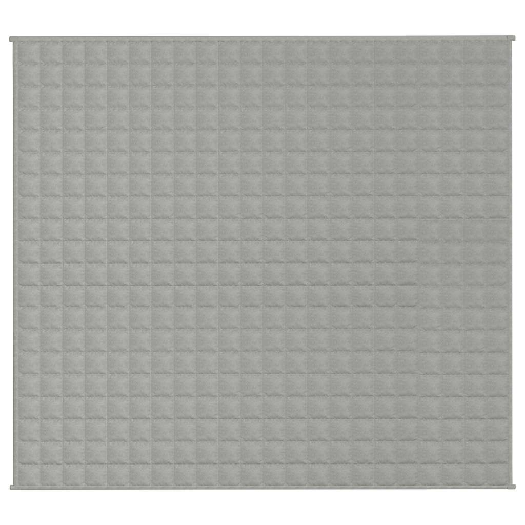Gewichtsdecke Grau 200x225 cm 9 kg Stoff