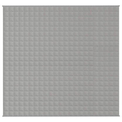 Gewichtsdecke Grau 220x235 cm 15 kg Stoff