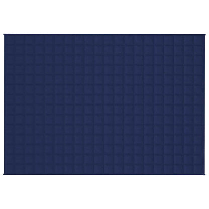 Gewichtsdecke Blau 138x200 cm 6 kg Stoff