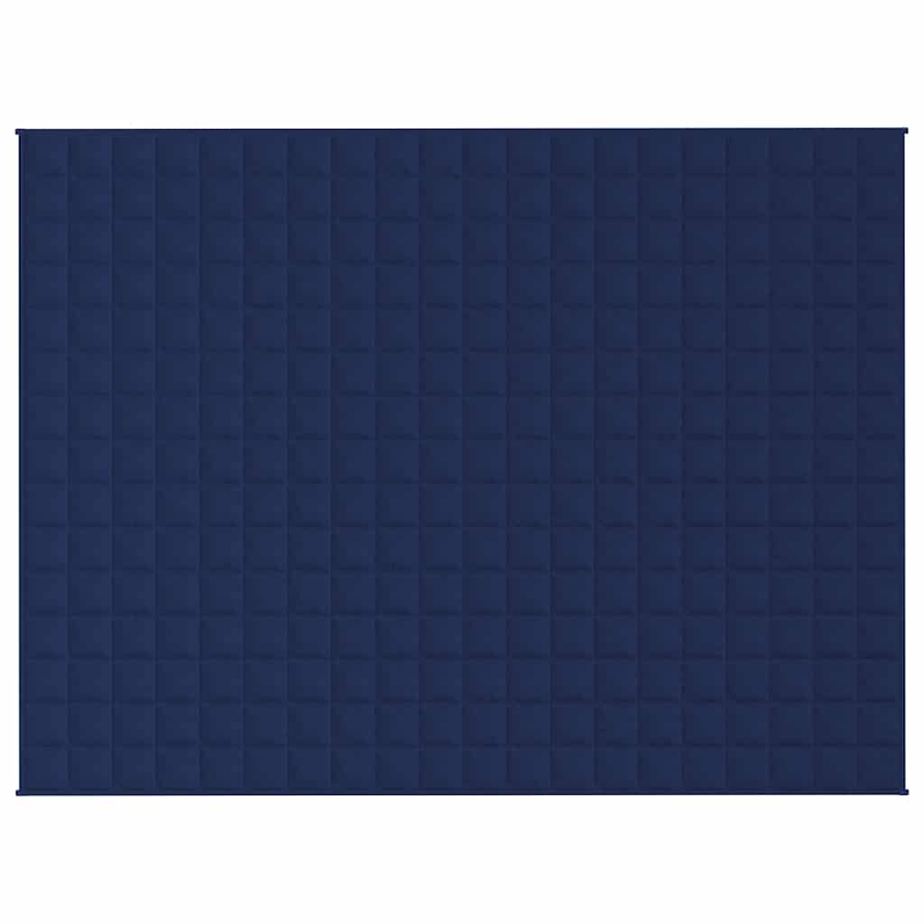 Gewichtsdecke Blau 150x200 cm 11 kg Stoff