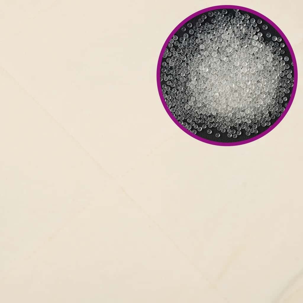 Gewichtsdecke Hellcreme 200x200 cm 9 kg Stoff