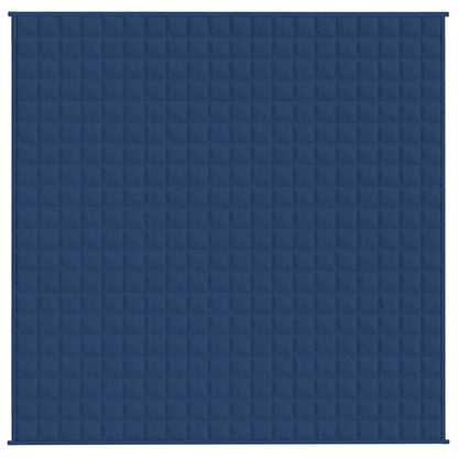 Gewichtsdecke Blau 200x200 cm 9 kg Stoff