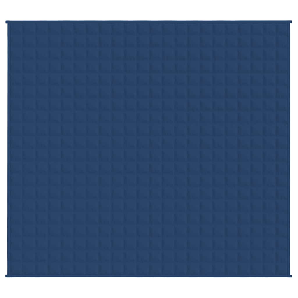Gewichtsdecke Blau 220x235 cm 11 kg Stoff