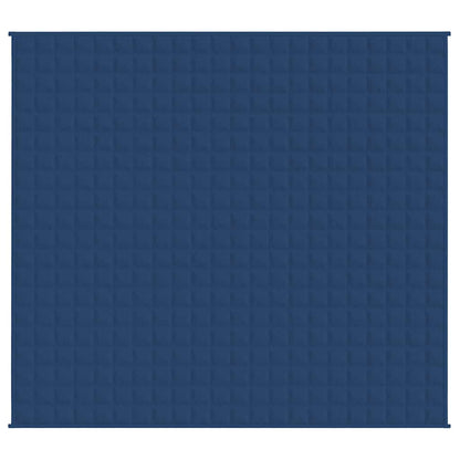 Gewichtsdecke Blau 220x235 cm 11 kg Stoff