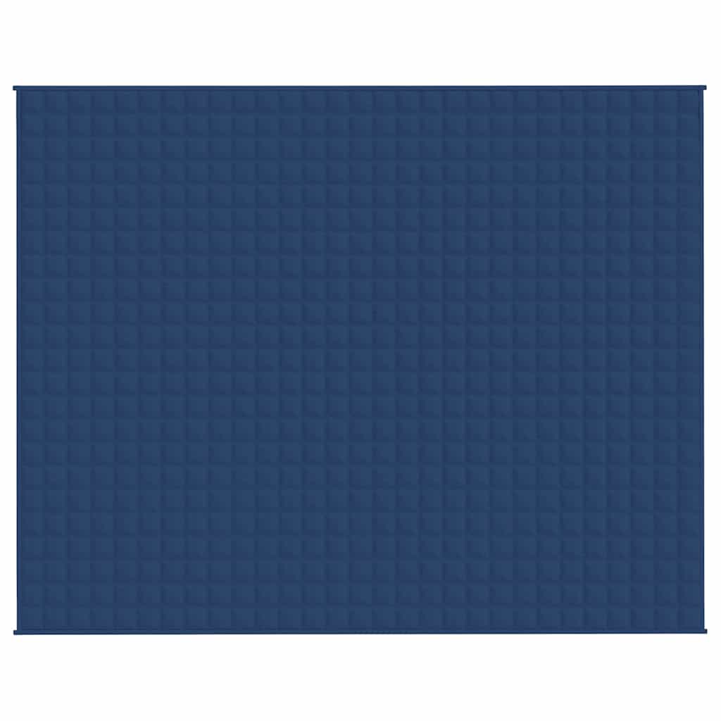 Gewichtsdecke Blau 235x290 cm 15 kg Stoff