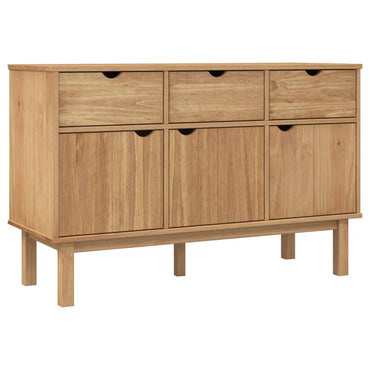 vidaXL Buffet OTTA 114x43x73,5 cm Bois de pin massif