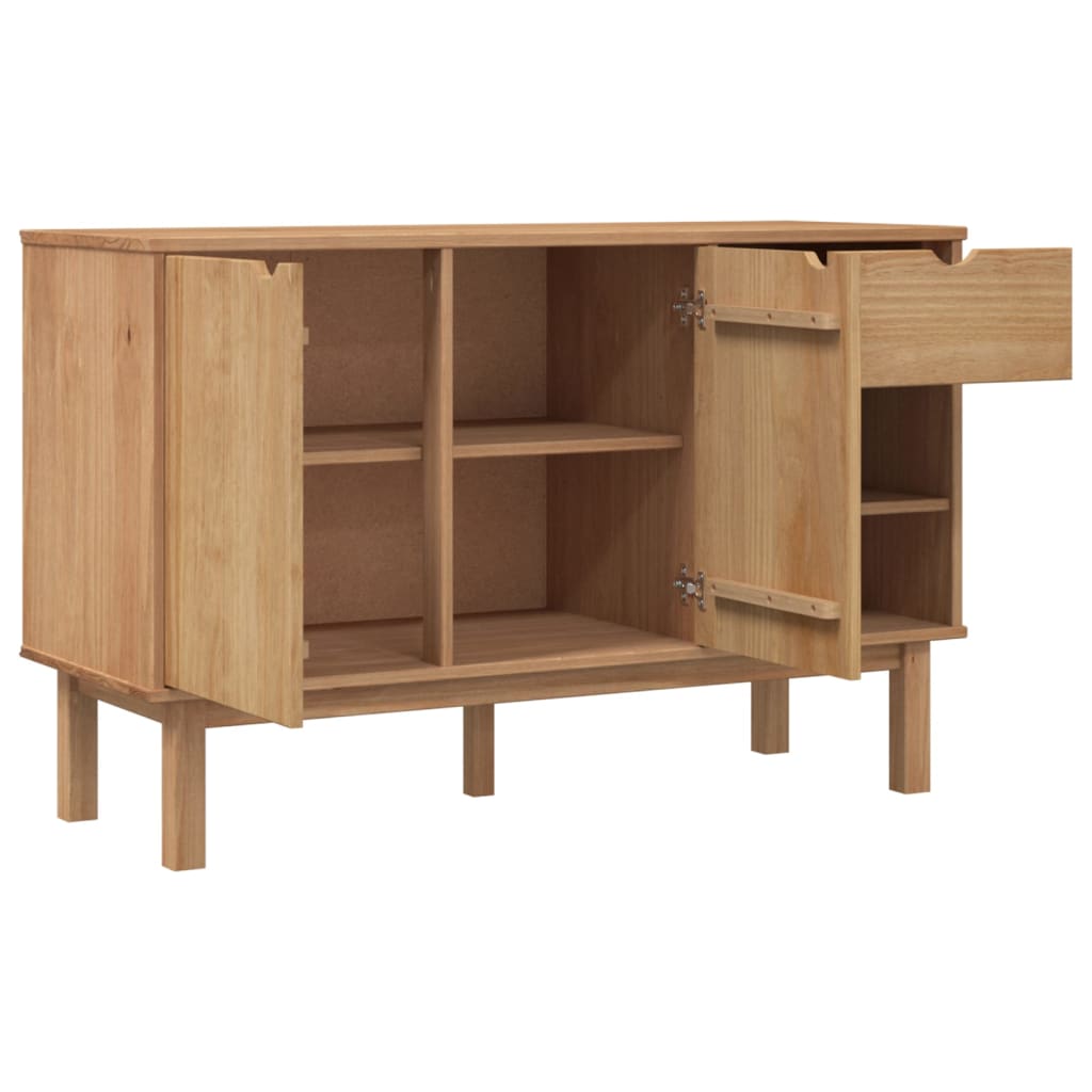 vidaXL Buffet OTTA 114x43x73,5 cm Bois de pin massif