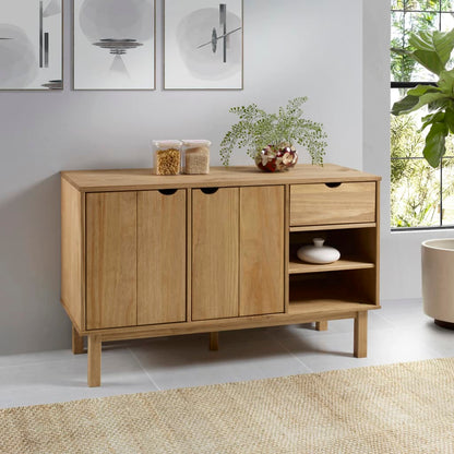 vidaXL Buffet OTTA 114x43x73,5 cm Bois de pin massif