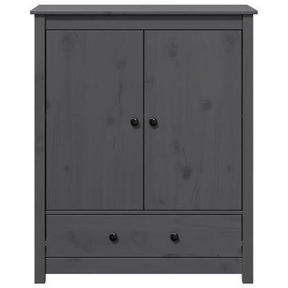 vidaXL Highboard gris 83x41,5x100 cm pin massif