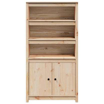 vidaXL Buffet haut 80x35x154 cm Bois de pin massif