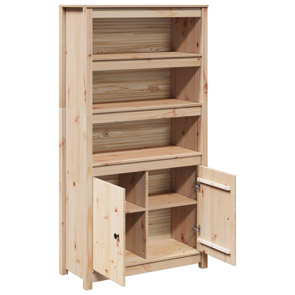 vidaXL Buffet haut 80x35x154 cm Bois de pin massif
