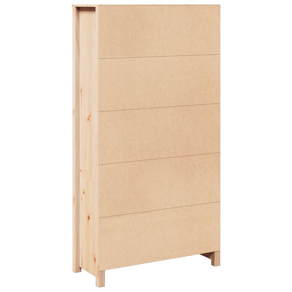 vidaXL Buffet haut 80x35x154 cm Bois de pin massif