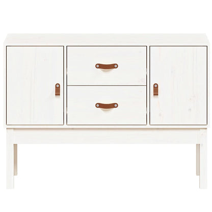 vidaXL Buffet blanc 110x40x78 cm Bois de pin massif