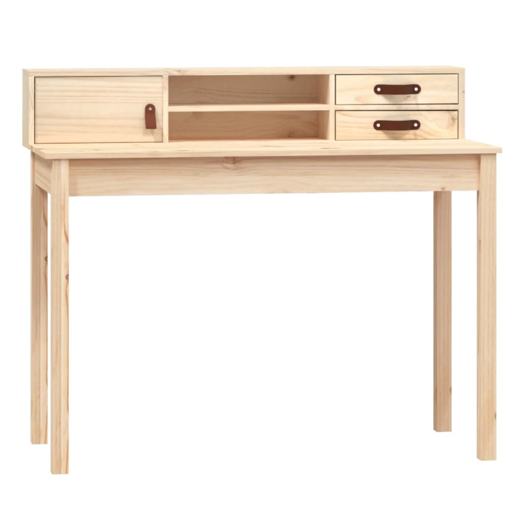 vidaXL Schreibtisch 110 x 50 x 93 cm Massivholz Kiefer
