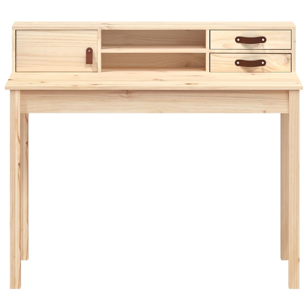 vidaXL Schreibtisch 110 x 50 x 93 cm Massivholz Kiefer