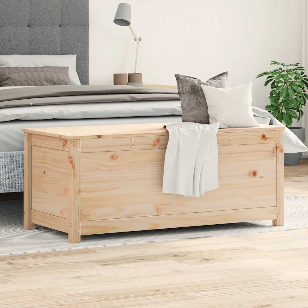 vidaXL Truhe 110x50x45,5 cm Massivholz Kiefer