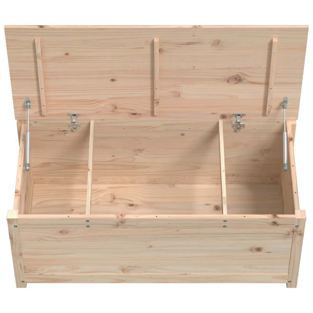 vidaXL Truhe 110x50x45,5 cm Massivholz Kiefer