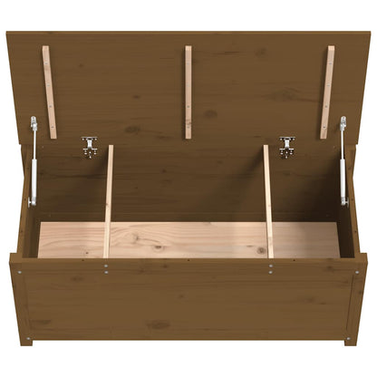 vidaXL Truhe Honigbraun 110x50x45,5 cm Massivholz Kiefer