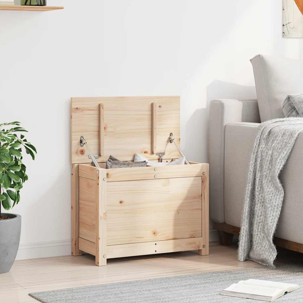 vidaXL Truhe 60x32x45,5 cm Massivholz Kiefer