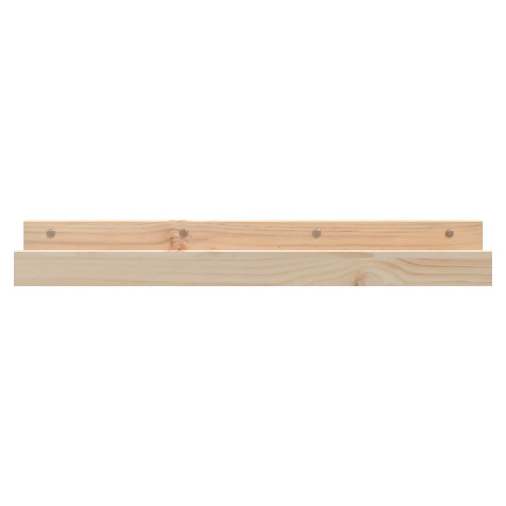 vidaXL Wandregale 2 Stk. 80x12x9 cm Massivholz Kiefer