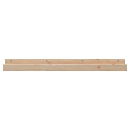 vidaXL Wandregale 2 Stk. 110x12x9 cm Massivholz Kiefer