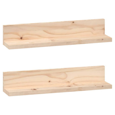 vidaXL Wandregale 2 Stk. 50x11x9 cm Massivholz Kiefer