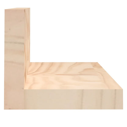 vidaXL Wandregale 2 Stk. 50x11x9 cm Massivholz Kiefer