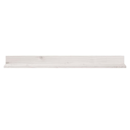 vidaXL Étagères murales 2 pcs Blanc 110x11x9 cm Bois de pin massif