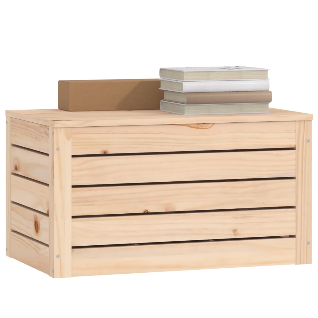 vidaXL Truhe 59,5x36,5x33 cm Massivholz Kiefer