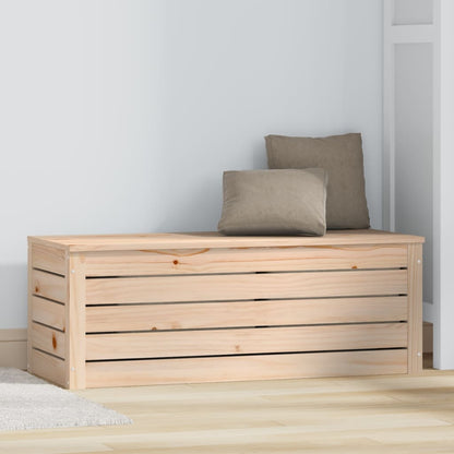 vidaXL Truhe 89x36,5x33 cm Massivholz Kiefer