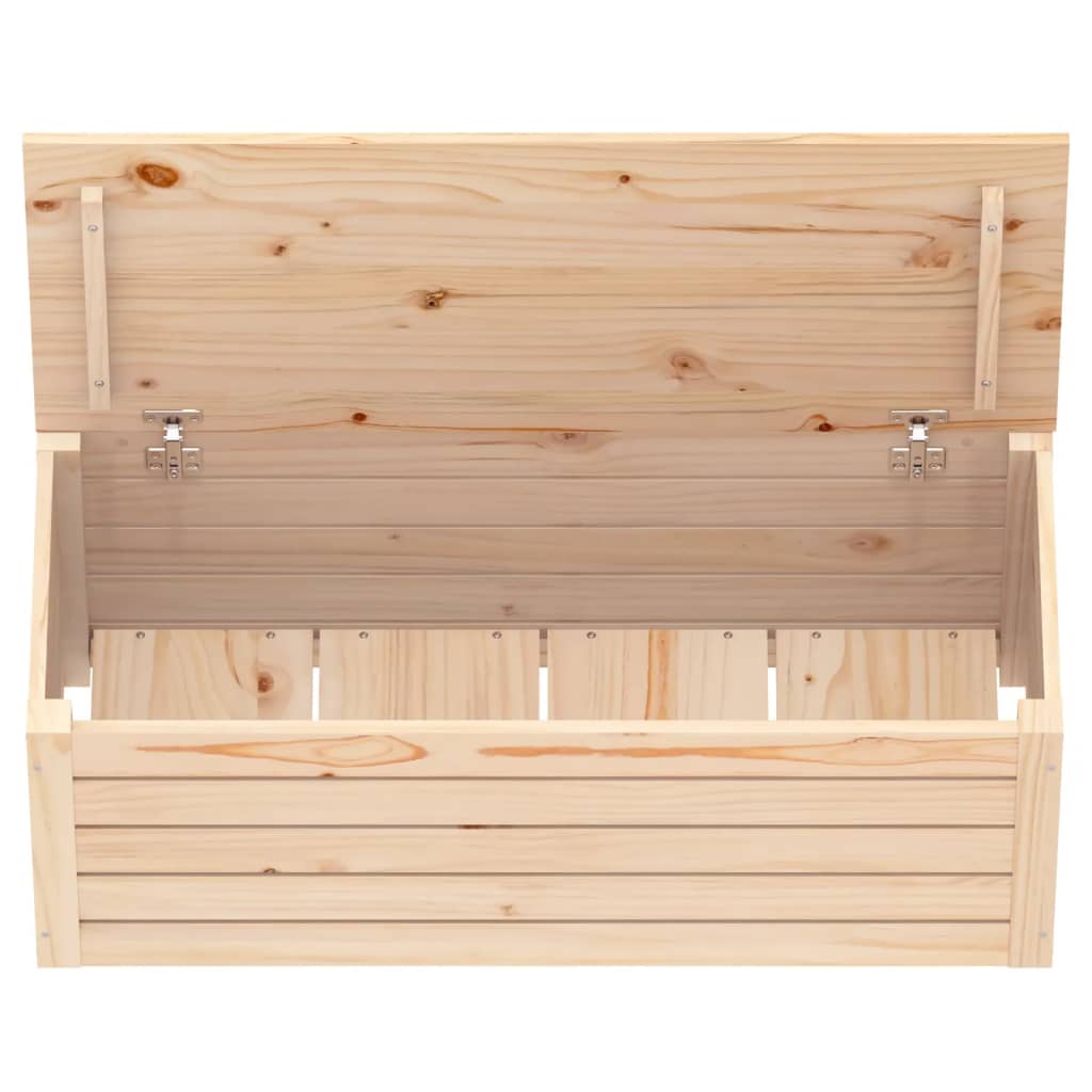 vidaXL Truhe 89x36,5x33 cm Massivholz Kiefer