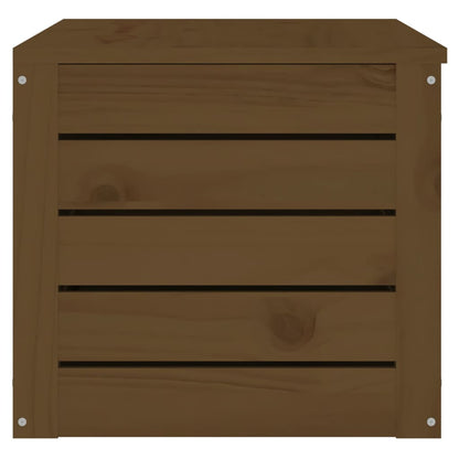 Truhe Honigbraun 89x36,5x33 cm Massivholz Kiefer