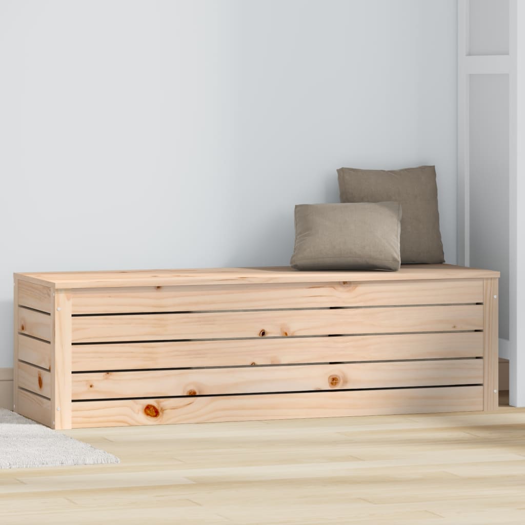 vidaXL Truhe 109x36,5x33 cm Massivholz Kiefer