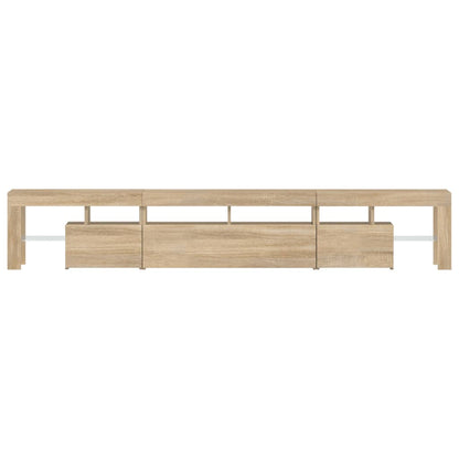 vidaXL TV-Schrank mit LED-Leuchten Sonoma-Eiche 230x36,5x40 cm