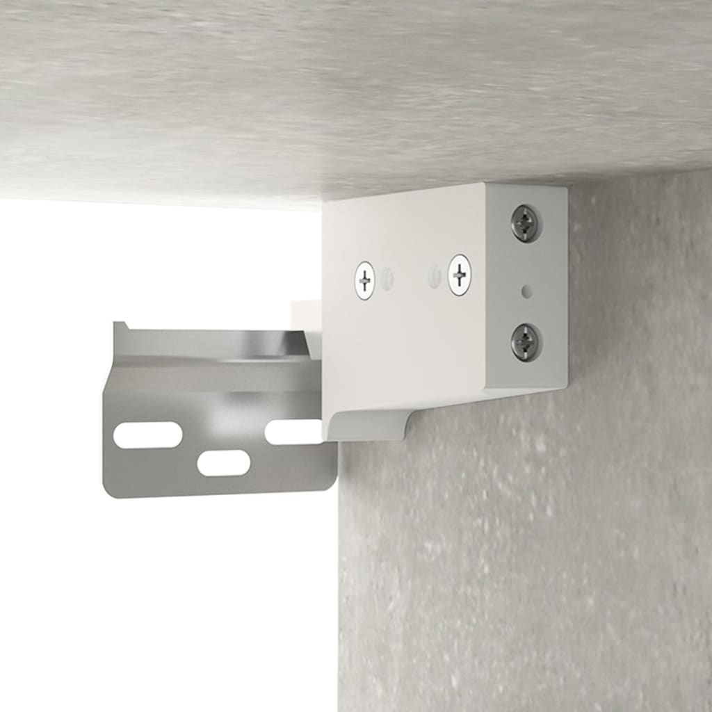 vidaXL Ensemble de meubles de salle de bain 3 pcs Gris béton