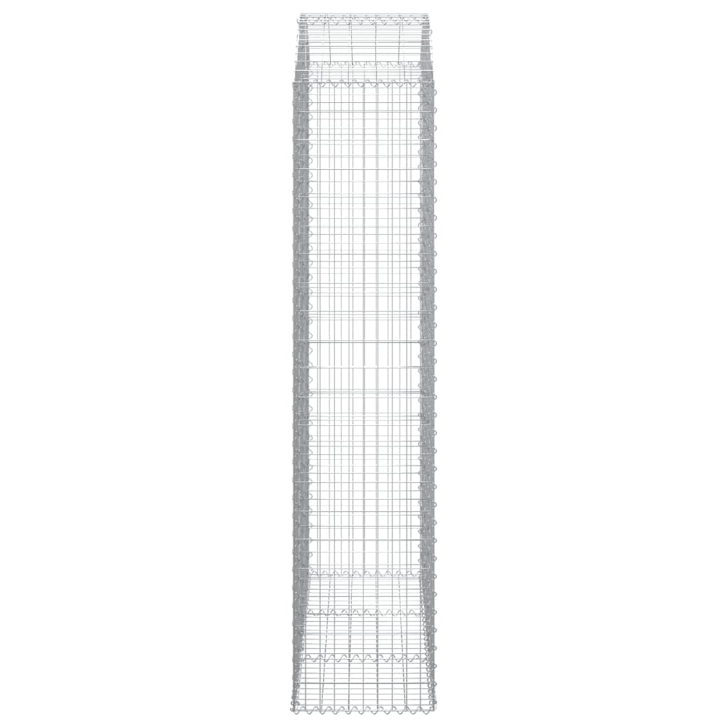 vidaXL Gabionenkorb avec arcade 150x50x220/240 cm Fer galvanisé
