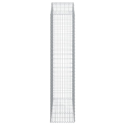 vidaXL Gabionenkorb avec arcade 150x50x220/240 cm Fer galvanisé