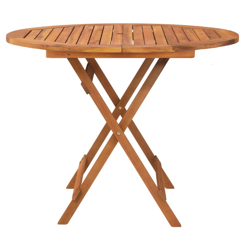 vidaXL 5-tlg. Garten-Essgruppe Massivholz Akazie