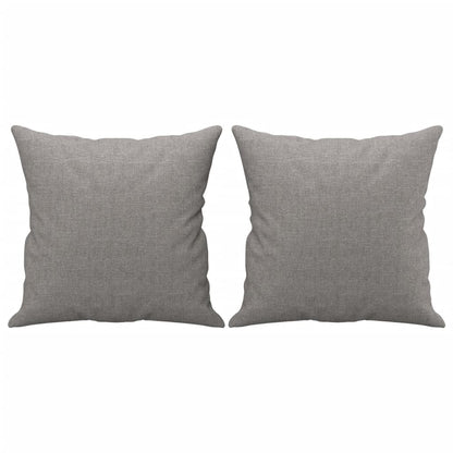 vidaXL 2-Sitzer-Sofa mit Kissen Hellgrau 120 cm Stoff